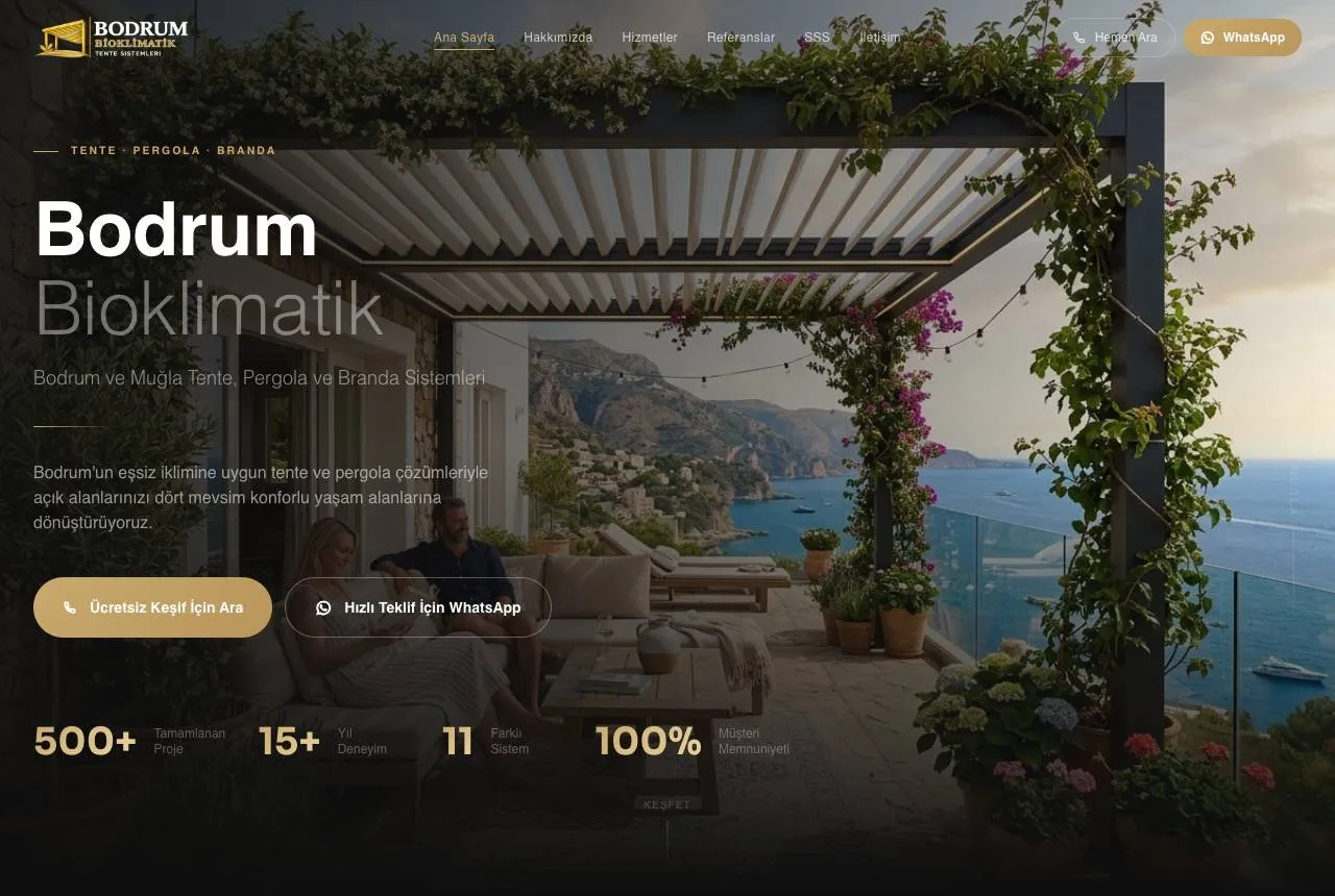 bodrumbioklimatik.com — Balkı Digital tarafından geliştirilen web sitesi