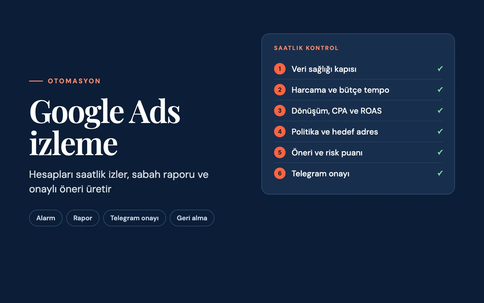 Google Ads İzleme ürün görseli