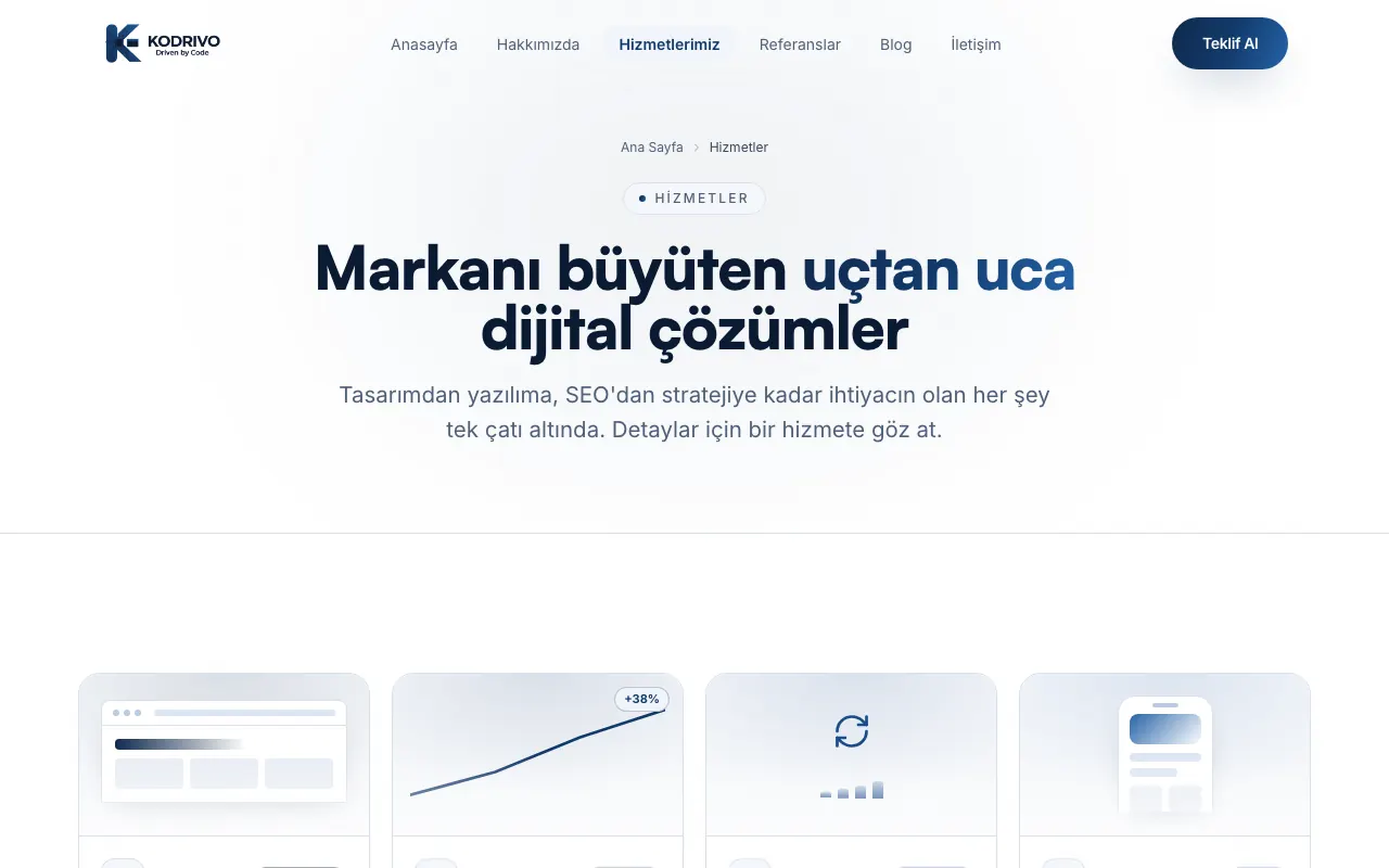 Kodrivo iç sayfası