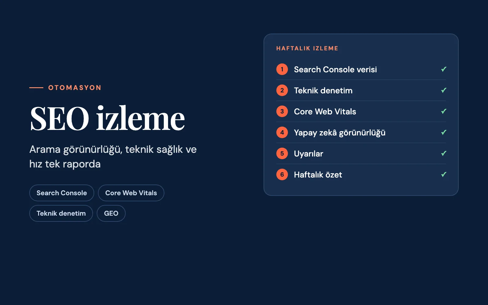 SEO İzleme ve n8n Blog Akışları ürün görseli